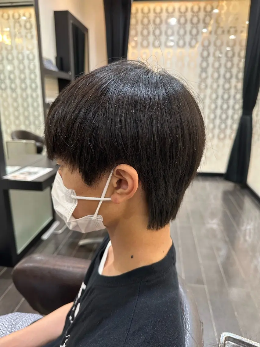 メンズ ナチュラルヘア 神田一瑳のヘアスタイル
