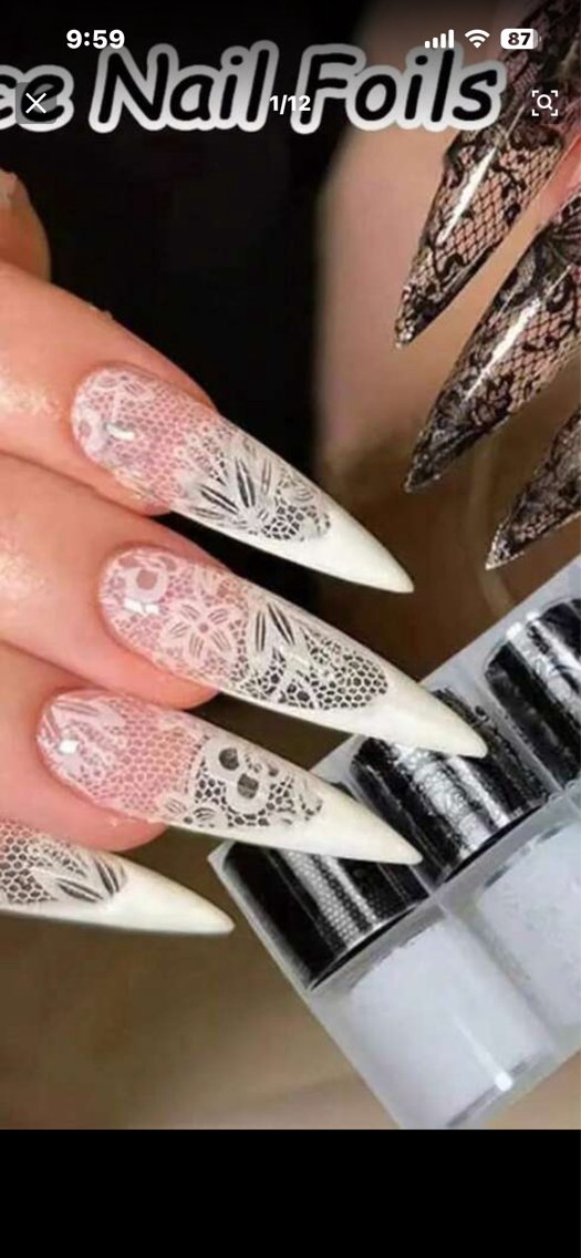 ネイル フレンチネイル レース nail salon Rucheruのネイルデザイン