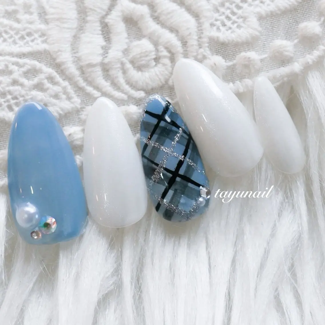 ネイル アートネイル ジェルネイル パラジェル ネイルサロン 【たゆnail】小中のネイルデザイン