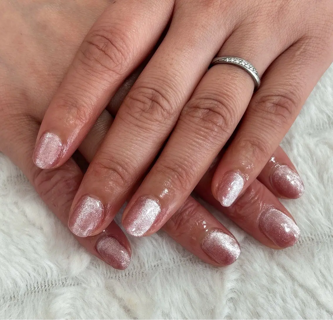 ネイル マグネットネイル マグネットワンカラー ワンカラーネイル nail salon はるりのネイルデザイン