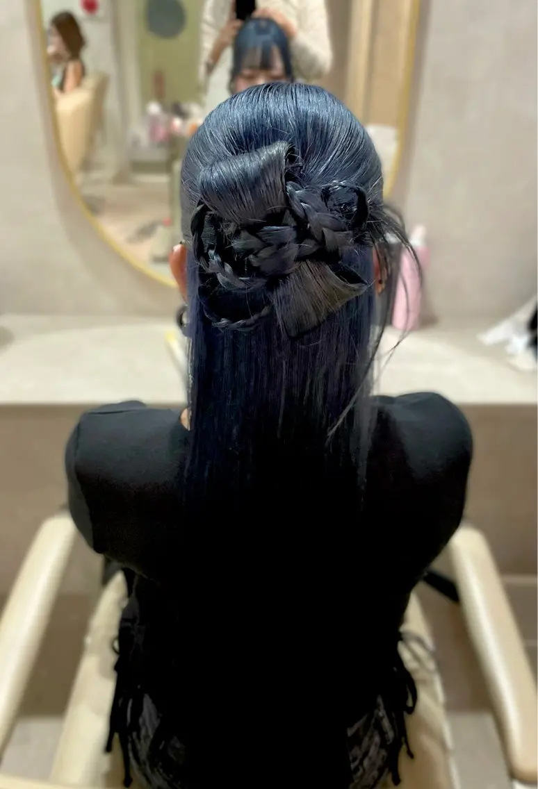ロング ヘアアレンジ ヘアセット ヘアセット/まつ毛 /YUKIOUA⛄️の眉毛・アイブロウイメージ