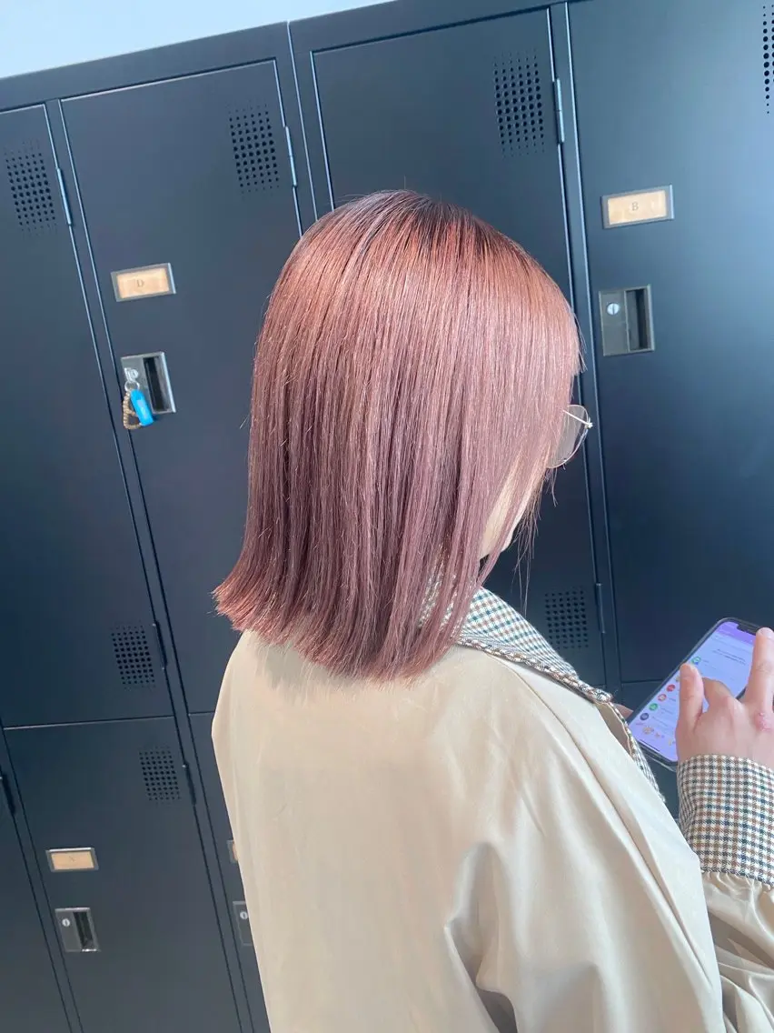 ミディアム カラー ラベンダーカラー ピンクカラー ピンクラベンダー ヘアカラー ブリーチ/髪質改善 🍀MASAKiのヘアスタイル