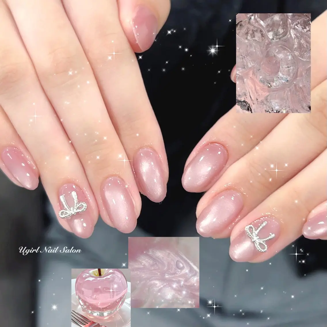 ネイル ハンドネイル 🪄mimi🎀 Midori🪽のネイルデザイン