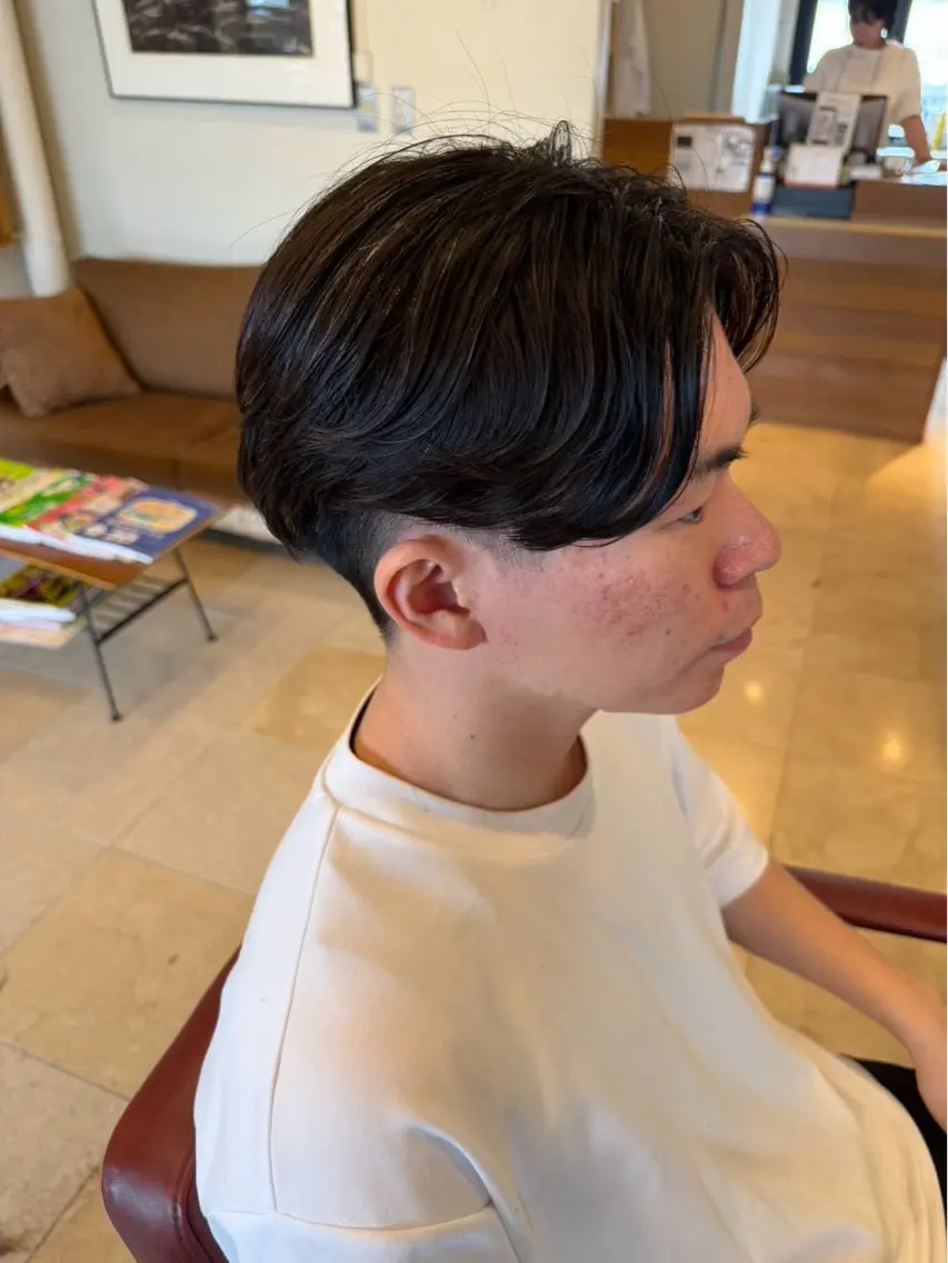 【ニュアンスパーマ】カット＋パーマ（ニュアンス・フェザー）＋トリートメント¥9000の写真