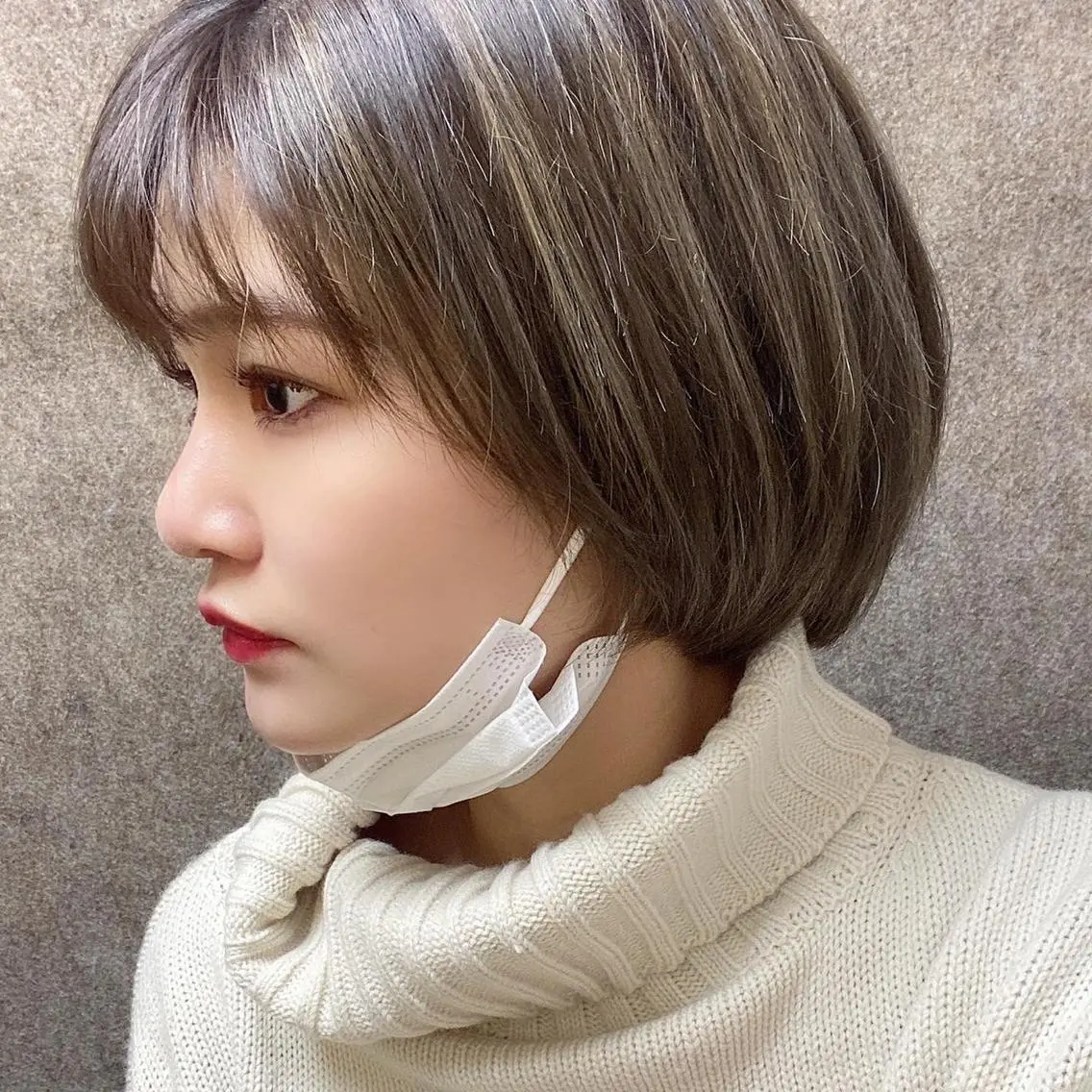ショート カラー カット ヘアカラー トリートメント 縮毛/ショート/ ボブ/レイヤー/小原のヘアスタイル