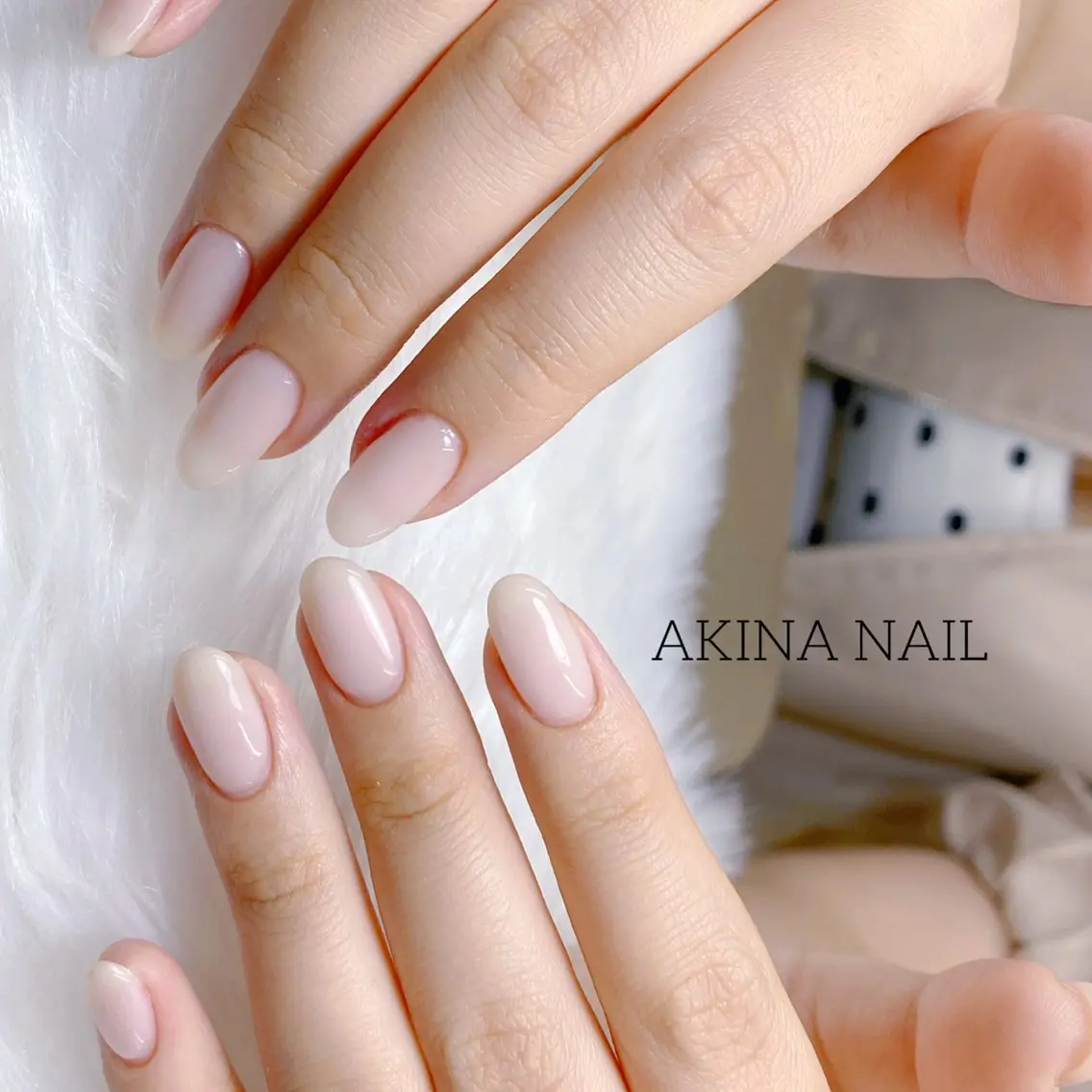 セミロング ハンドネイル Akina Nail 亀戸のネイルデザイン