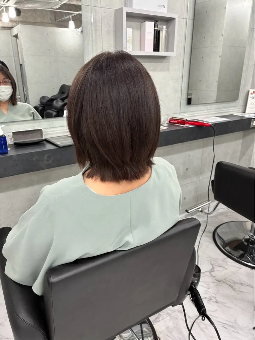 セミロング カラー カット ヘアカラー トリートメント Endearing 🌟銀座のヘアスタイル