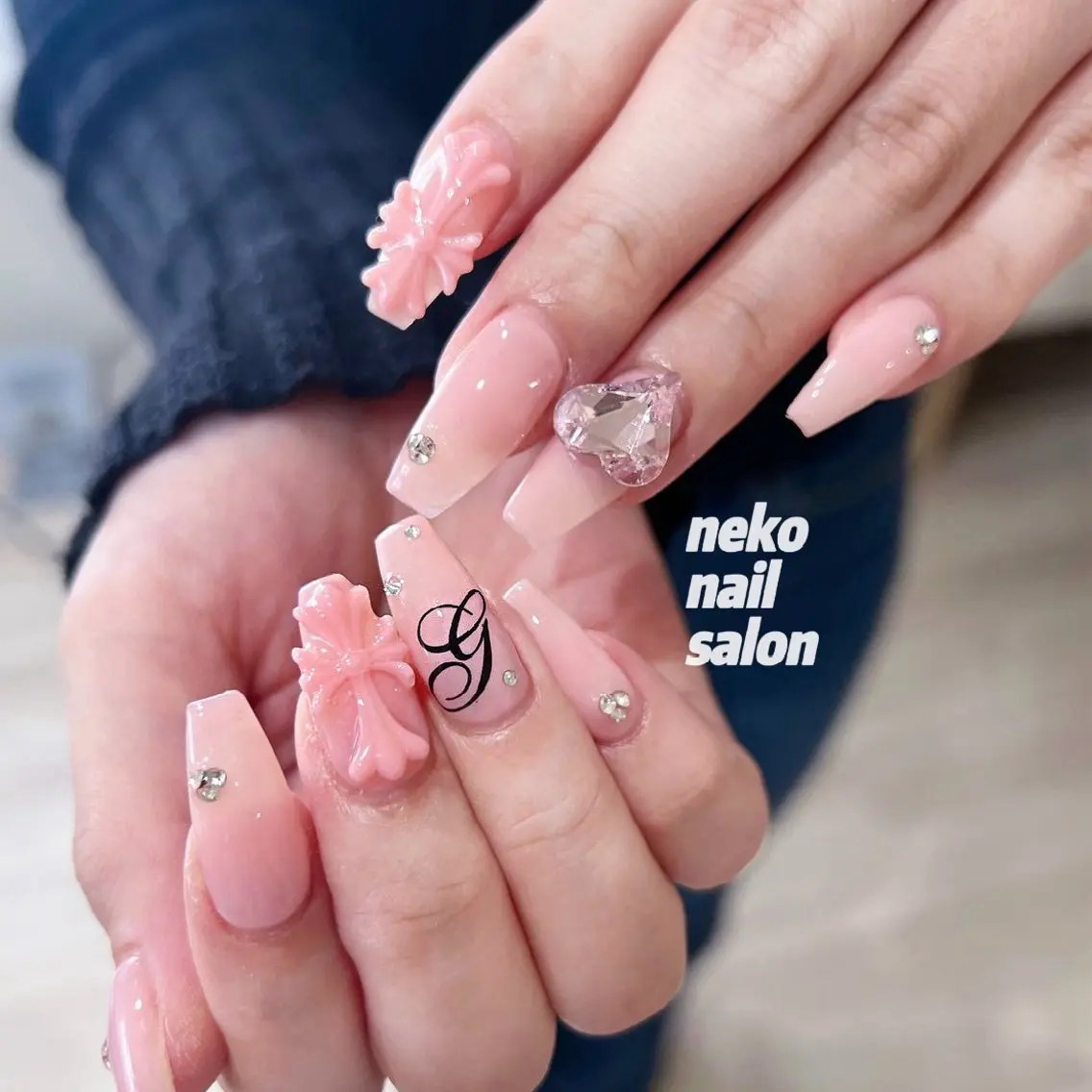 ネイル ワンホンネイル ハンドネイル neko nailのネイルデザイン