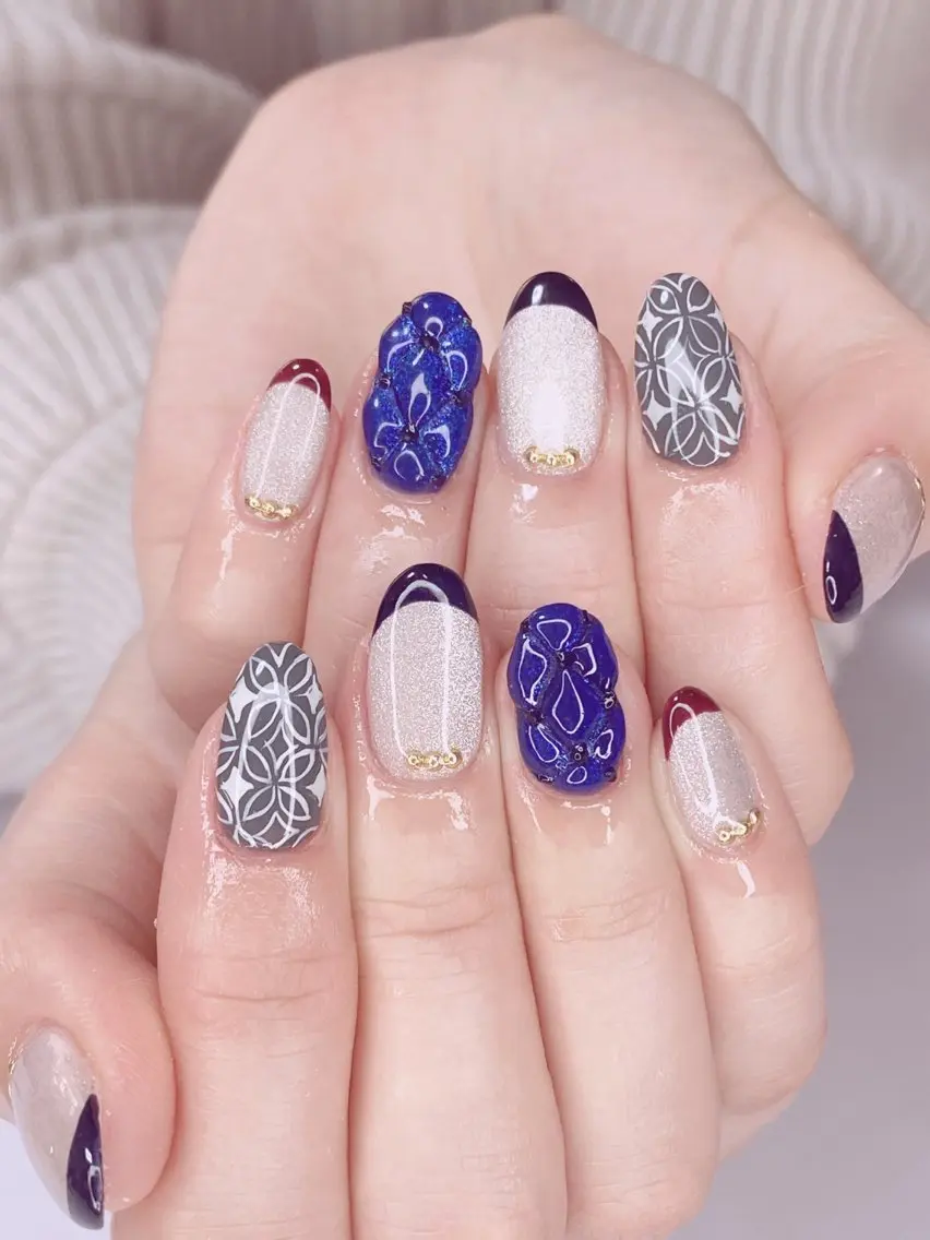 ネイル アートネイル オーロラネイル 桜ネイル クリアネイル フットネイル Nail Salon ertiのネイルデザイン