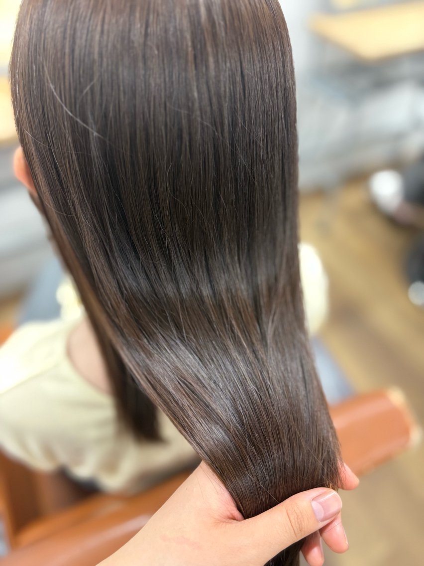 セミロング カット ヘアカラー Sakura-YUC CA-モデル様募集中のヘアスタイル