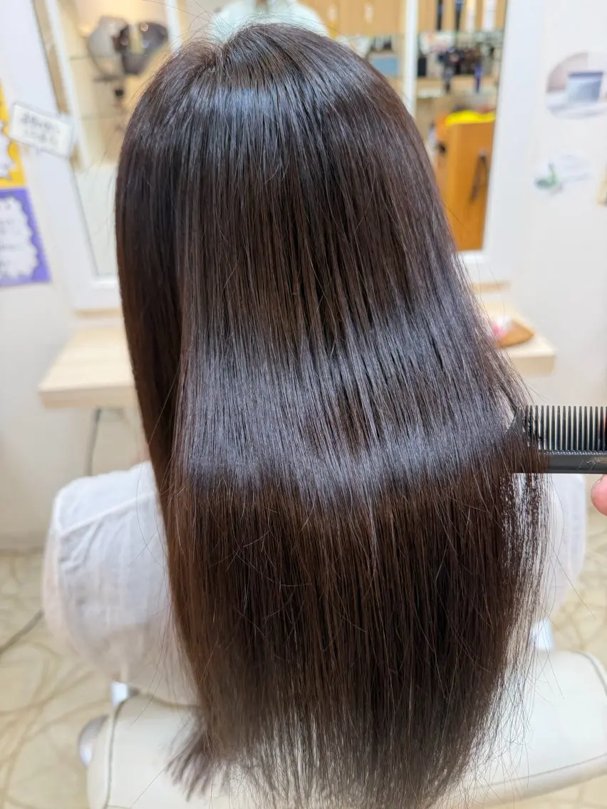 セミロング 髪質改善 トリートメント 高橋 佑介のヘアスタイル