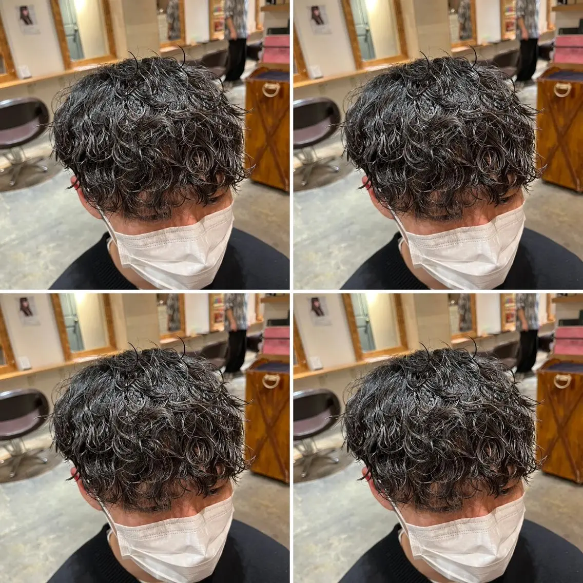 パーマ メンズ カット パーマ トリートメント ヘアセット メンズパーマ特化 店長望月謙二郎のヘアスタイル
