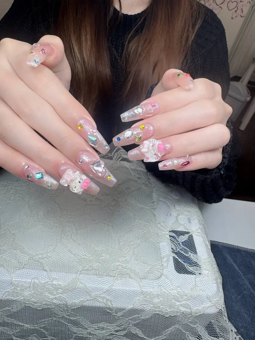 ネイル ラメ(グリッター) ハンドネイル Miami Nailのネイルデザイン
