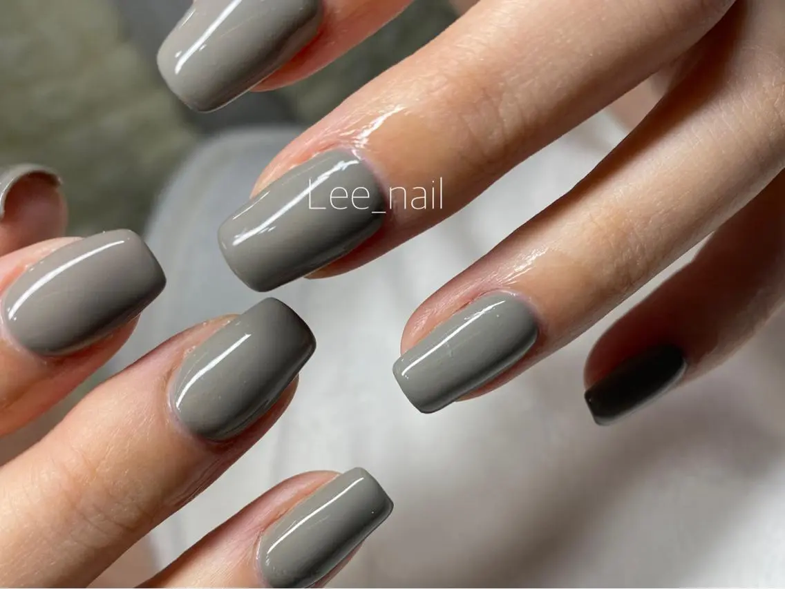 ネイル ワンカラーネイル ハンドネイル Lee_ nailのネイルデザイン