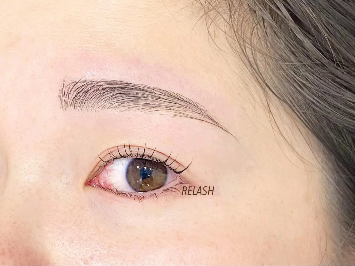 マツエク・マツパ アイブロウ 一重×まつ毛パーマ ワックス脱毛 その他(アイブロウ) 傳井 小夏のマツエク・マツパデザイン