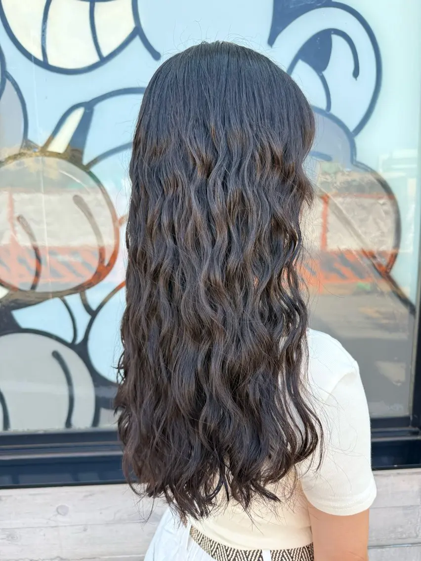 ロング カット パーマ トリートメント 【表参道】似合わせ パーマ/神野　楓のヘアスタイル