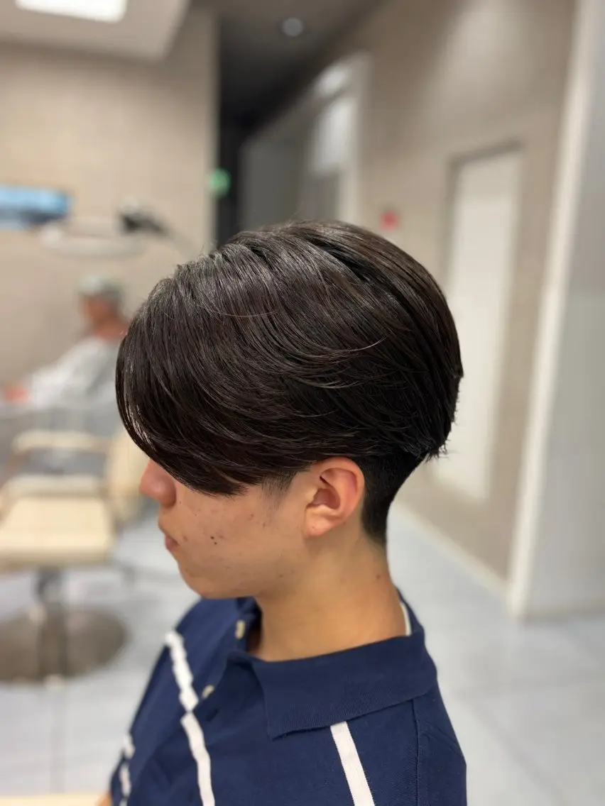 ショート パーマ メンズ カット パーマ メンズ特化韓国風 パーマスタイル/りんのヘアスタイル