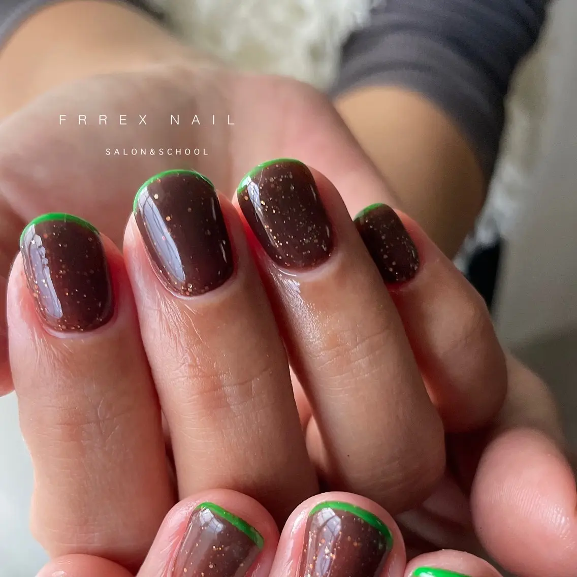 ネイル フレンチネイル ハンドネイル ハンドケア freex nail /ニュアンス/個性派のネイルデザイン