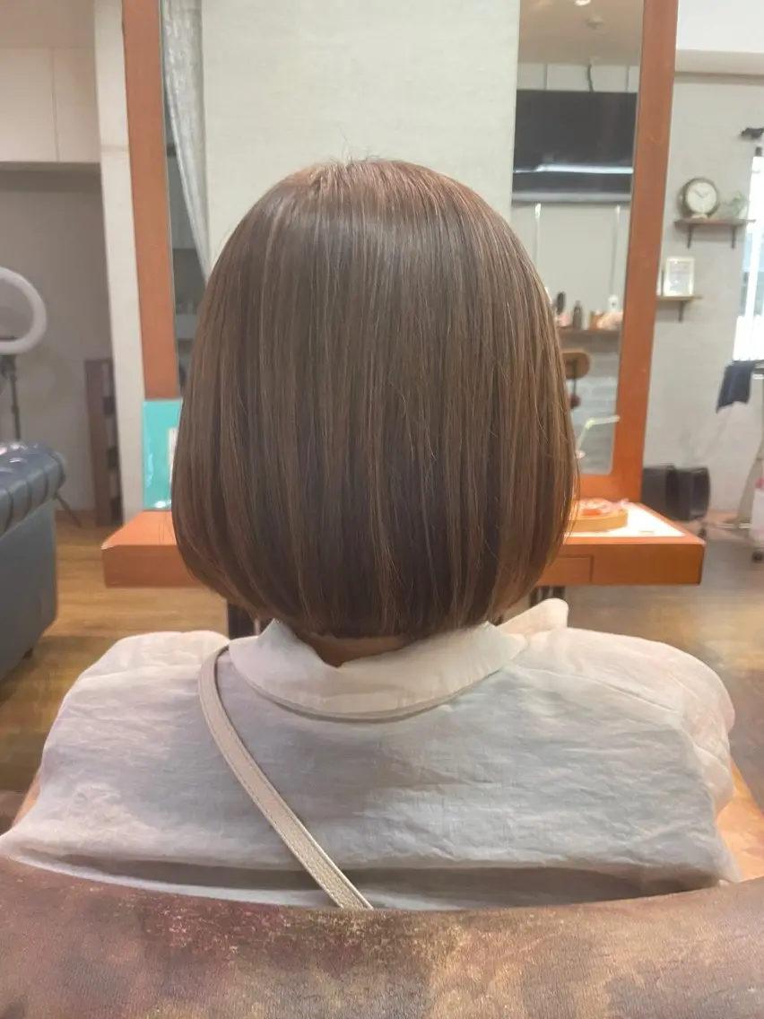 ショート カット ヘアカラー トリートメント ショート×髪質改善 西梅田Kaiのヘアスタイル