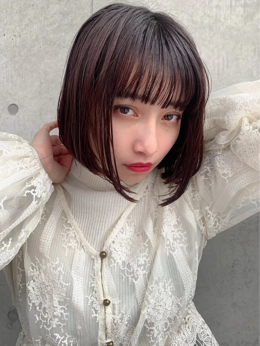 【韓国ボブ/タンバルモリ/タッセルボブにしたい方🎀】 ボブカット+オリジナルトリートメント+炭酸SPAの写真