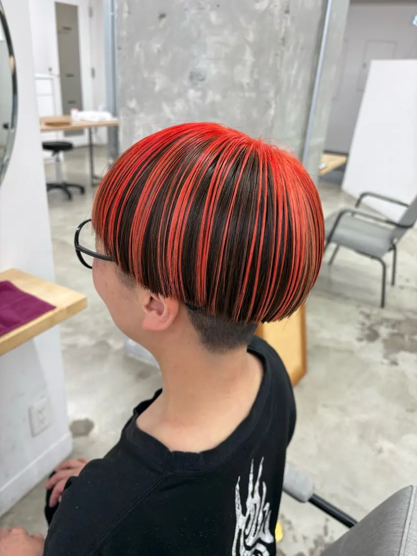 ショート カラー ⭐️当日OK⭐️ 岩田峻のヘアスタイル