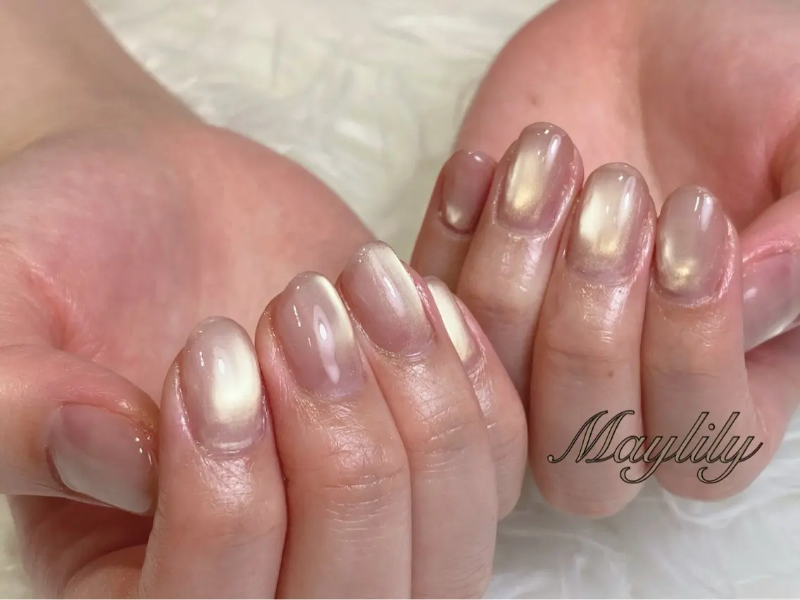 ネイル マグネットネイル ハンドネイル Nail salon Maylilyのネイルデザイン