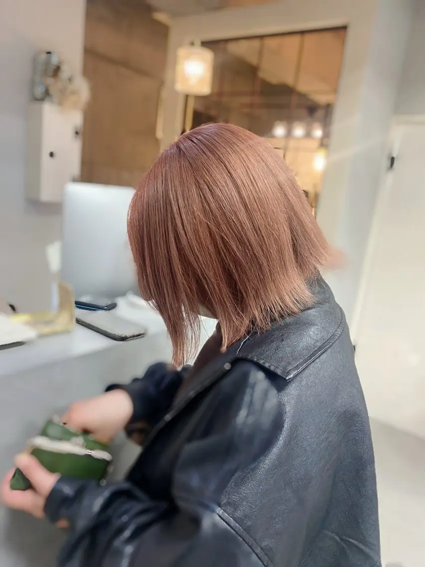カラー ブラウンカラー オレンジ オレンジブラウン XELM高崎 🤍Kyokaのヘアスタイル