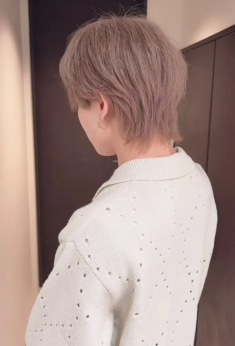【周りと差をつけたい方へ🤍】カット+ケアブリーチダブルカラー+ケラチントリートメント🐣💫の写真