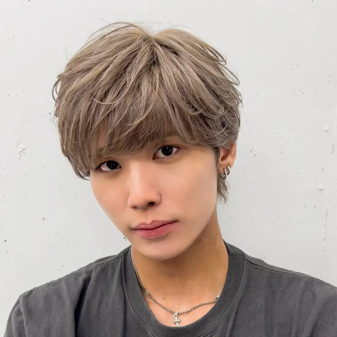 ショート メンズ メンズブリーチ マッシュ カット ヘアカラー お悩み解決 園田翔大のヘアスタイル