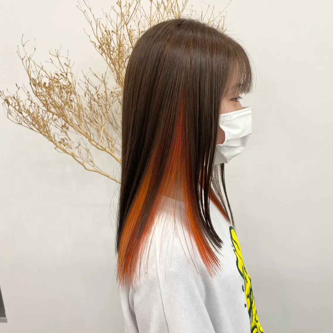 セミロング カラー カット ヘアカラー 小西 雅大のヘアスタイル