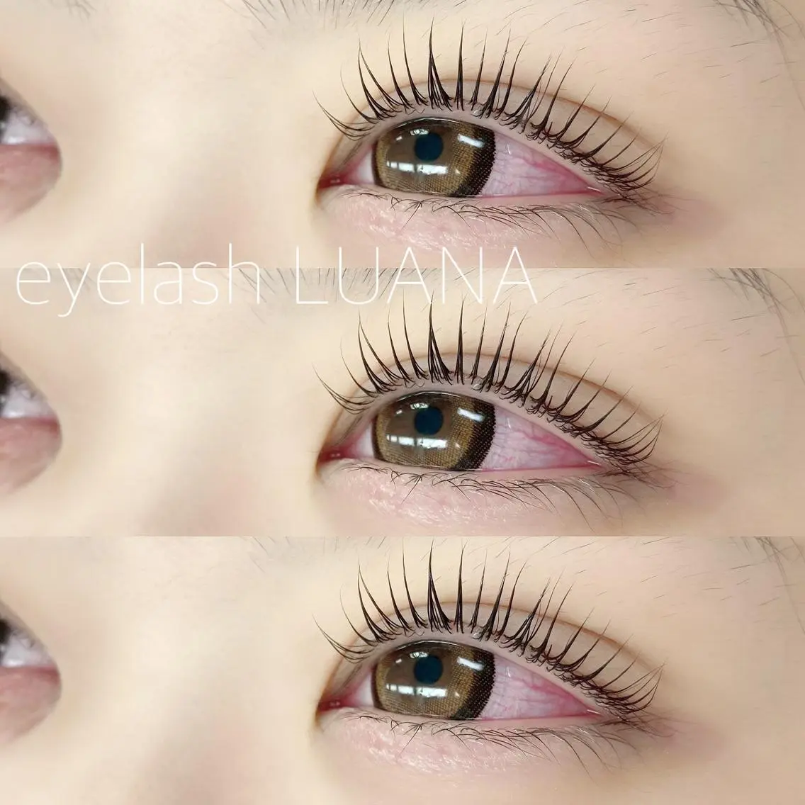 マツエク・マツパ パリジェンヌラッシュリフト マツパ eyelash LUANA 松本のマツエク・マツパデザイン