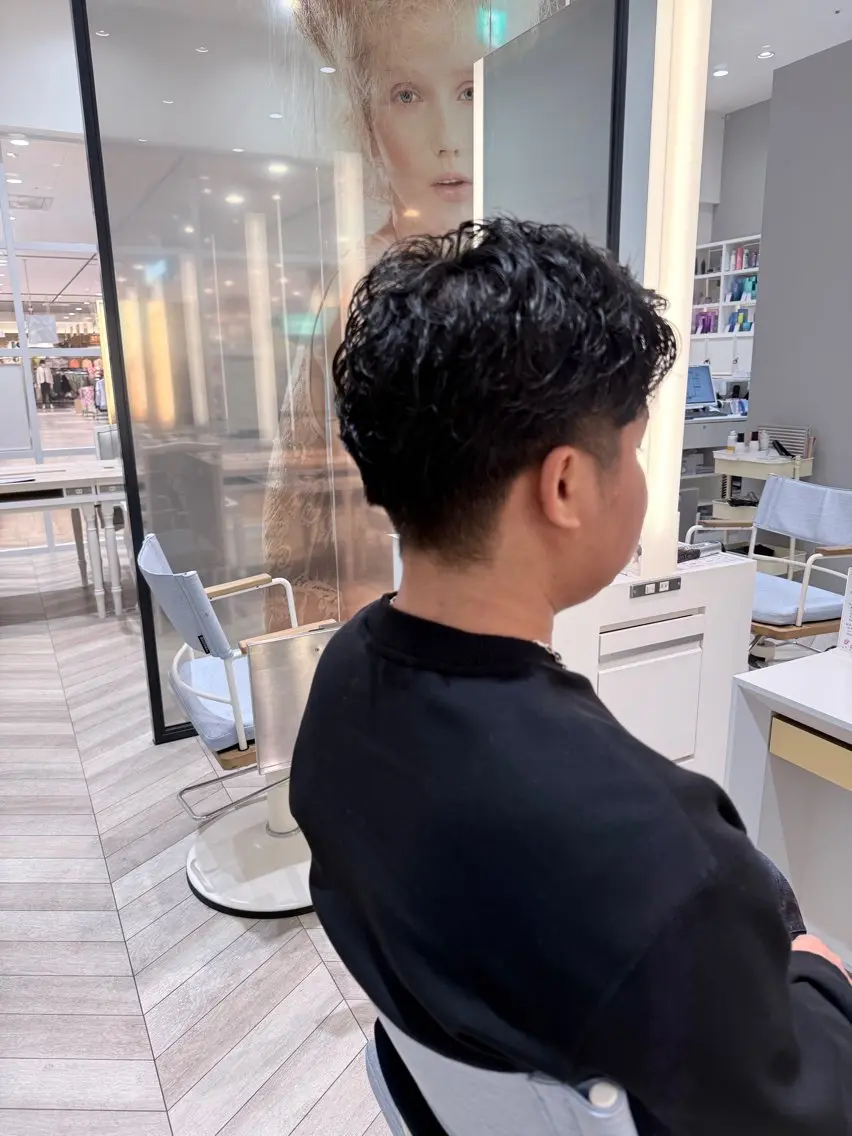 メンズ 透明感カラー🫧 幕内梨乃亜のヘアスタイル