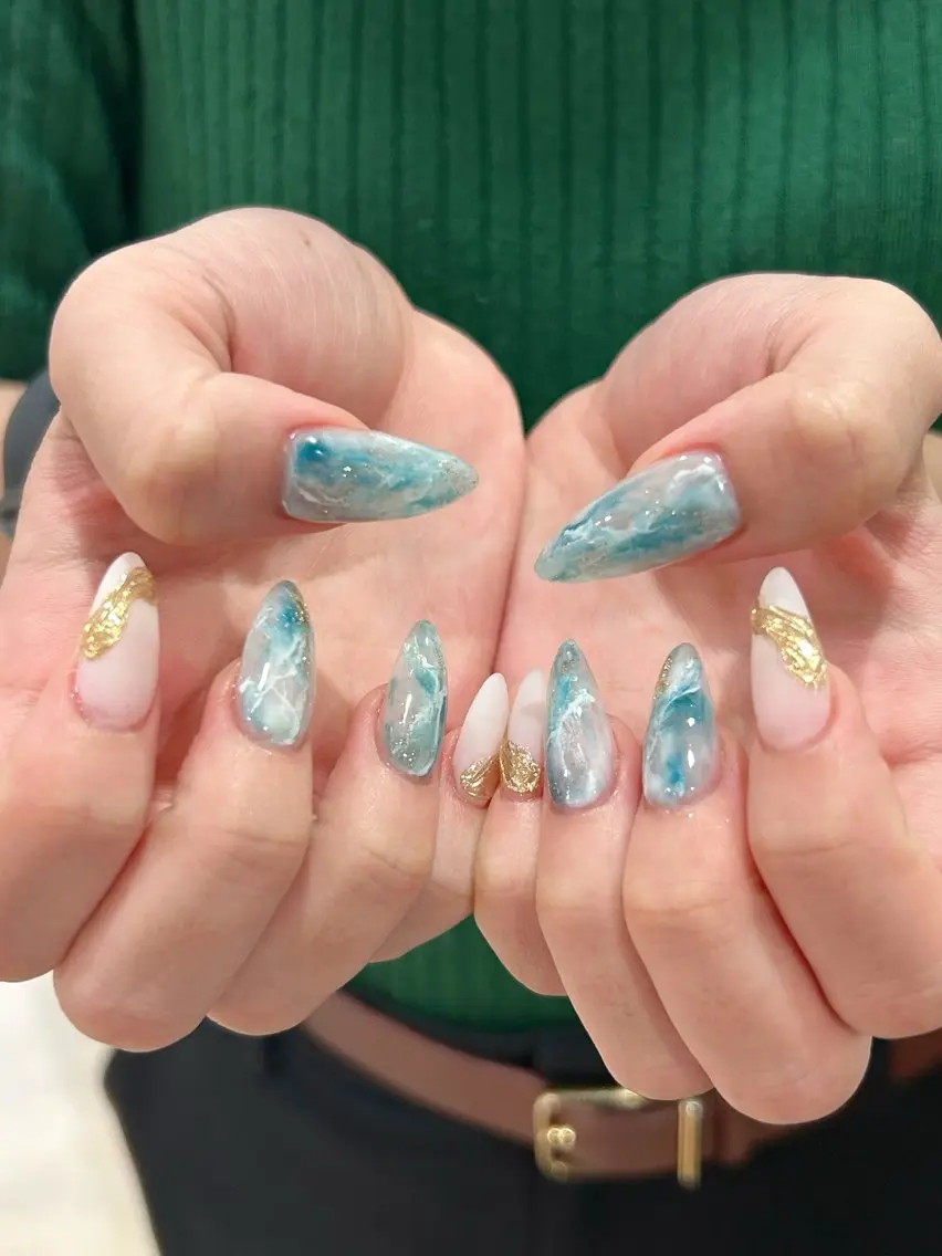 ネイル ハンドネイル Bianca栄店 みさとのネイルデザイン