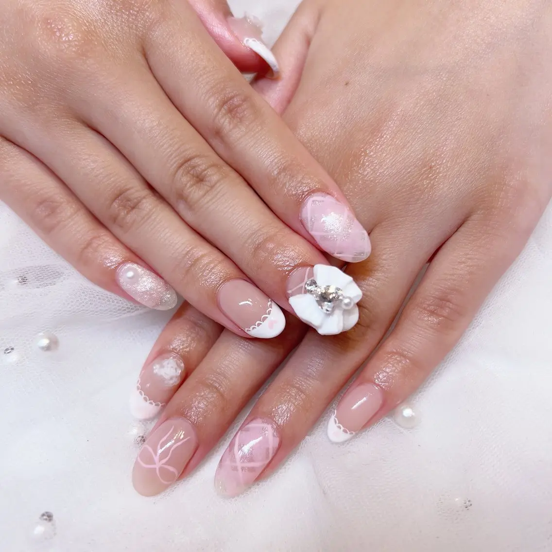 ネイル ハンドネイル nail salon pearのネイルデザイン