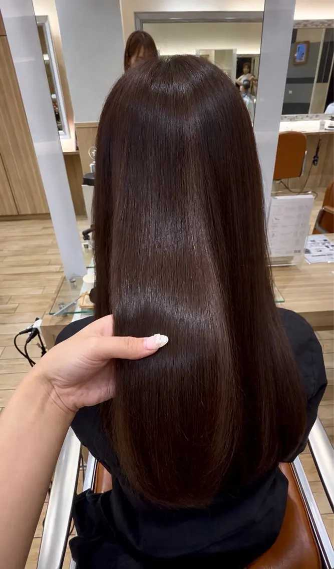 カラー ラベンダーカラー ヘアカラー トリートメント しえな/ 新宿/モデル募集🎀のヘアスタイル