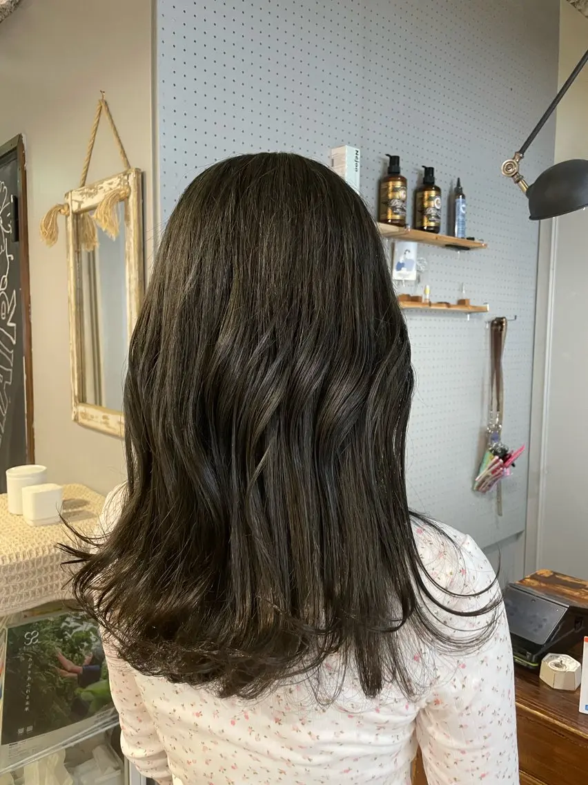 ロング カラー カット ヘアカラー トリートメント 🤩噂のMr.髪ポジ ティブ®️yu🤩のヘアスタイル