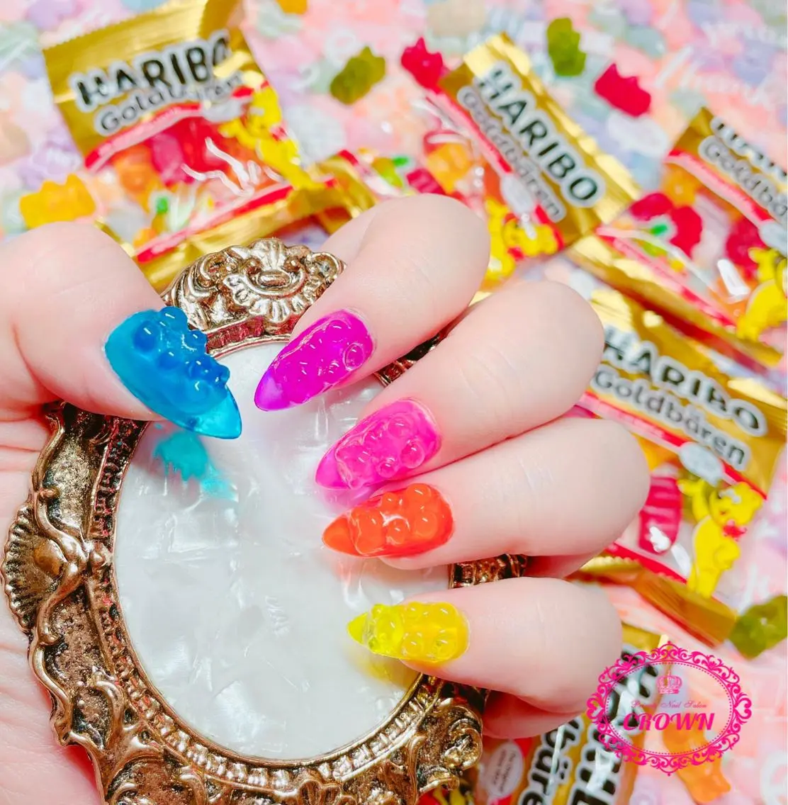 ネイル ハンドネイル CROWN プライベートサロンのネイルデザイン