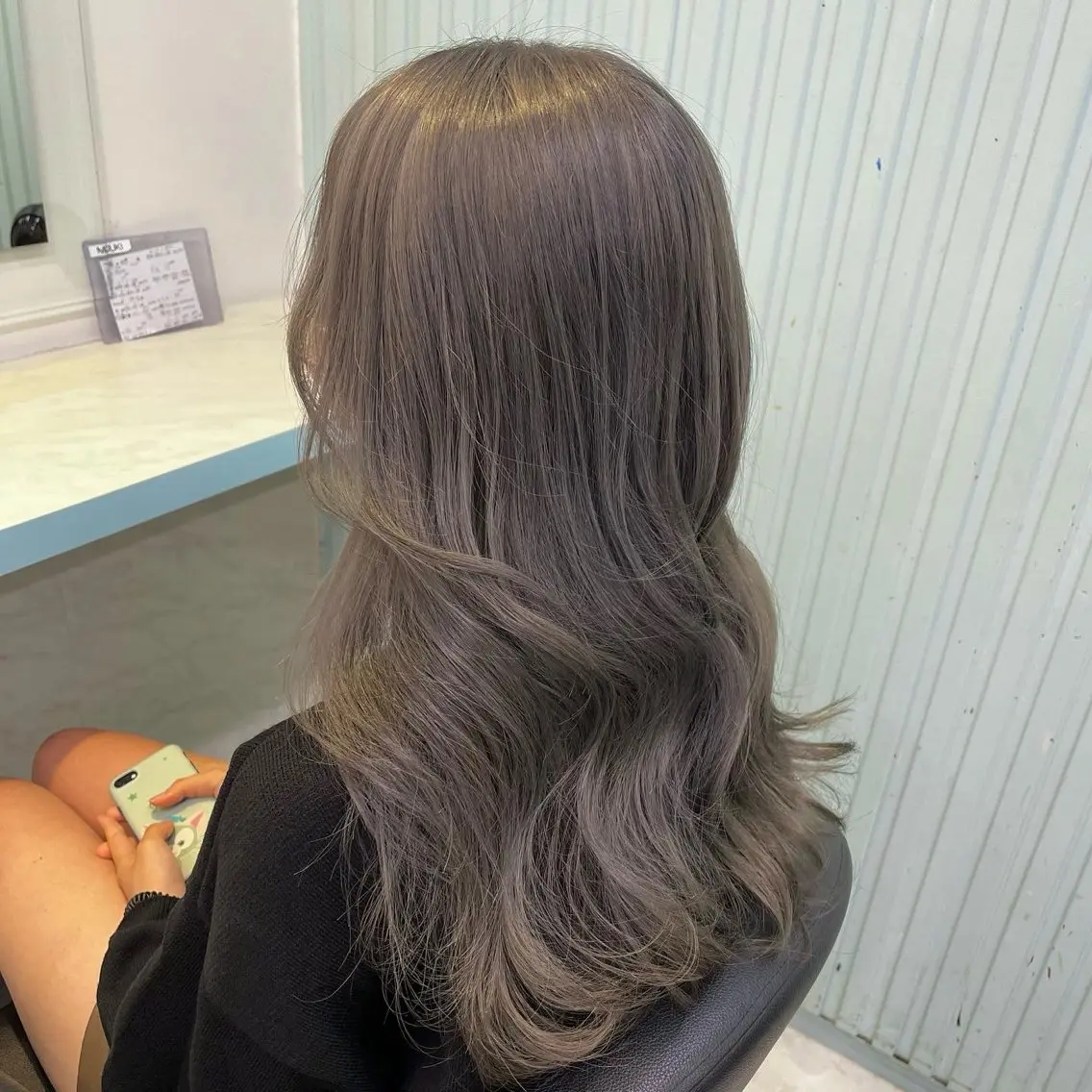 ロング カラー ヘアカラー トリートメント ブリーチカラー 🩵MIZUKIのヘアスタイル