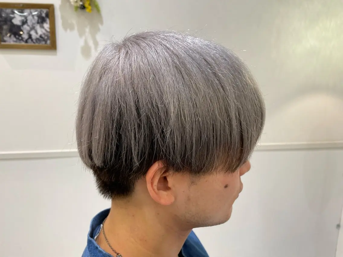 カラー メンズ ヘアカラー 谷 健吾のヘアスタイル