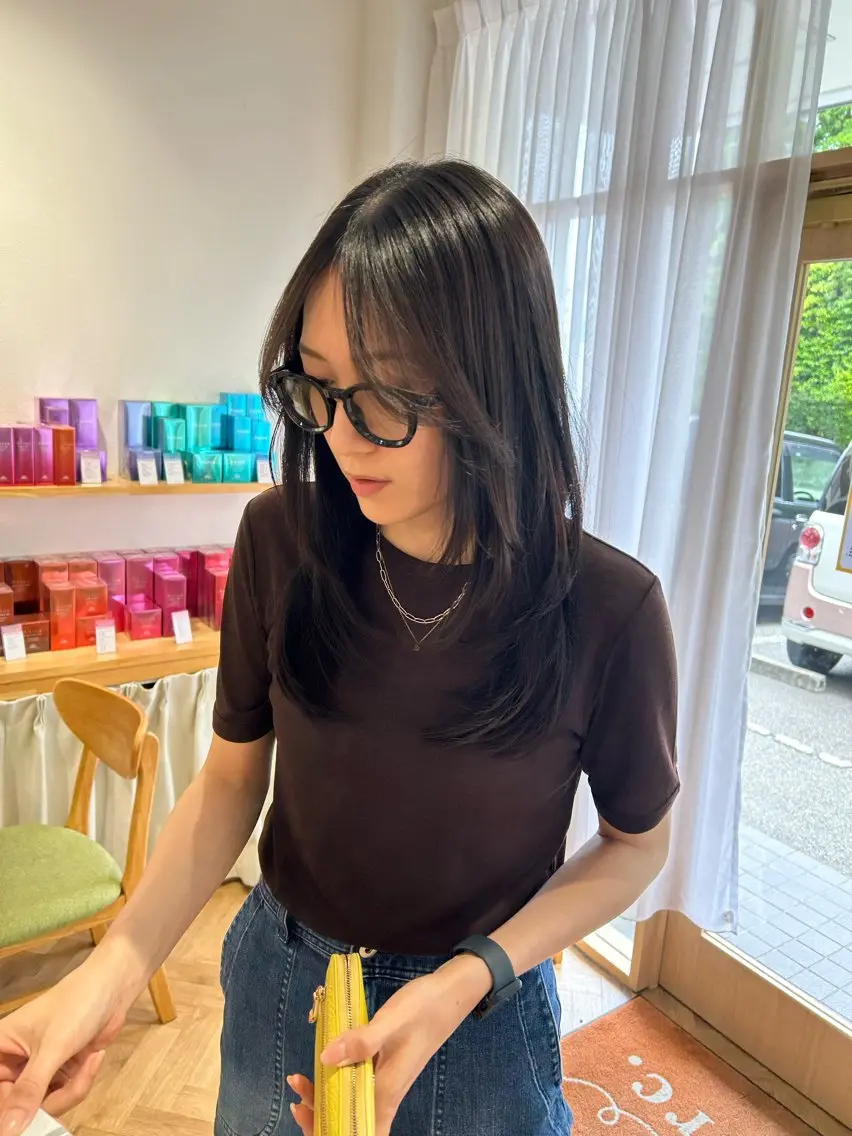 セミロング カラー カット merc.🎀 せのおのヘアスタイル