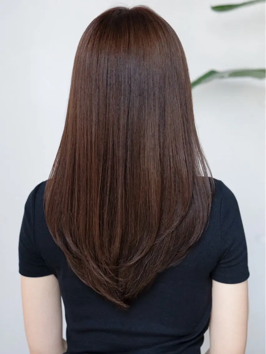 ロング カラー ヘアアレンジ 縮毛矯正特化 指名No.1shunのヘアスタイル