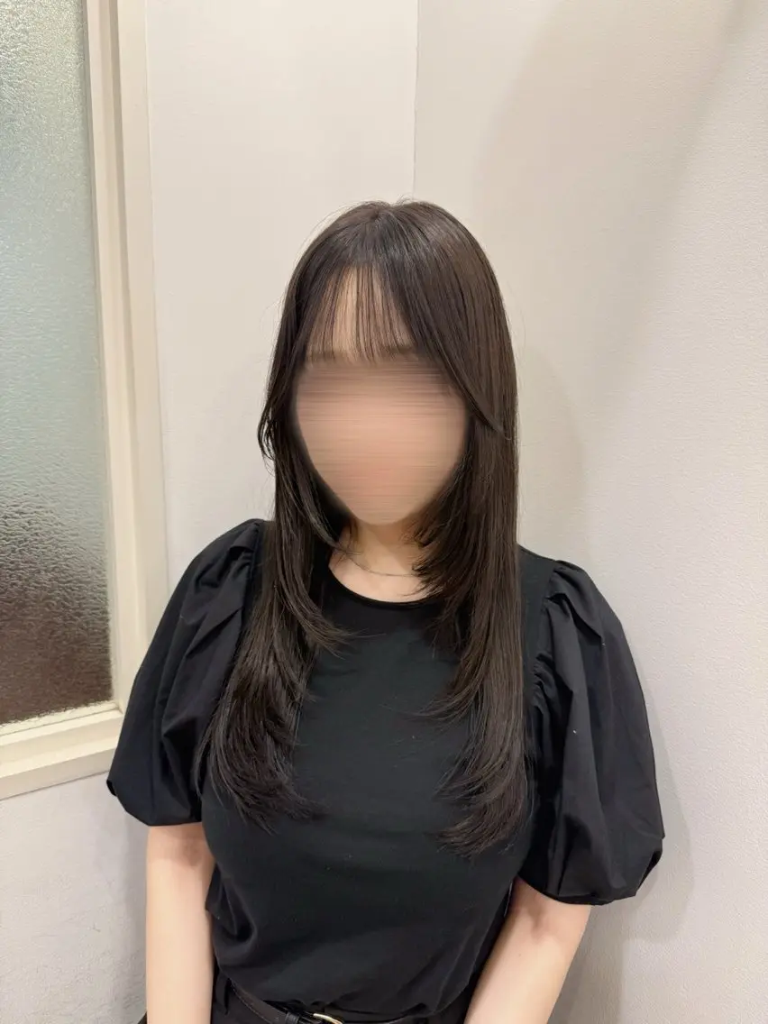 ロング カラー 張替 日菜のヘアスタイル