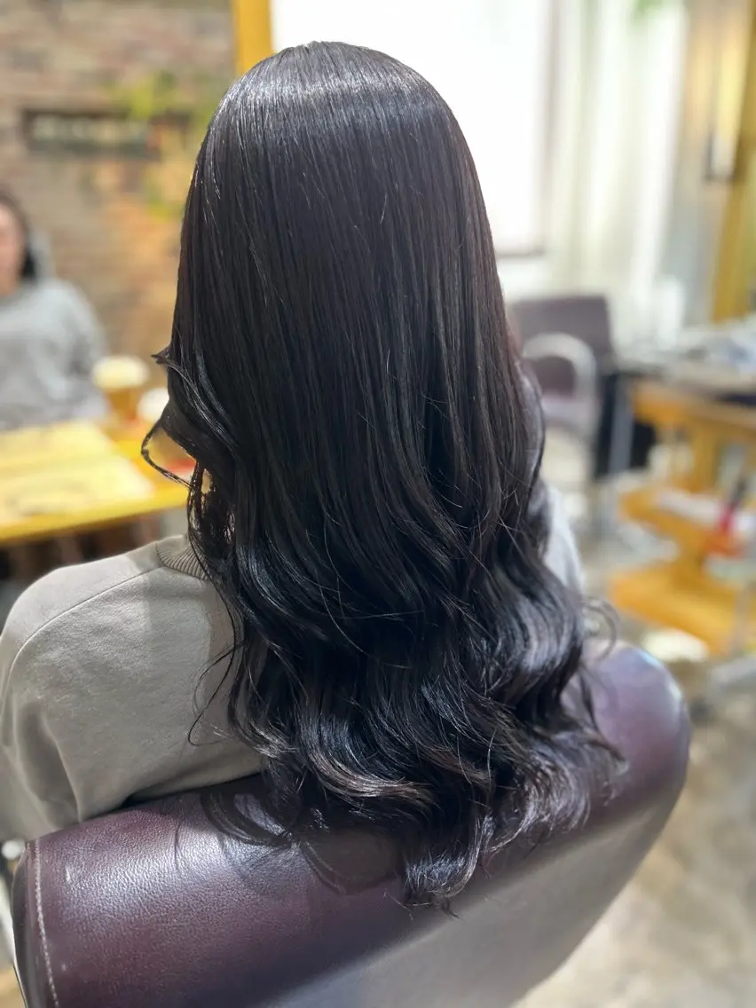 ロング ヘアカラー 縮毛矯正／レイヤー／ 🌼mizukiのヘアスタイル