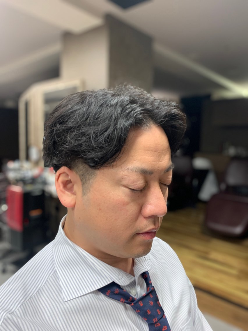 メンズ 田中大 パーマ/メンズカットのヘアスタイル