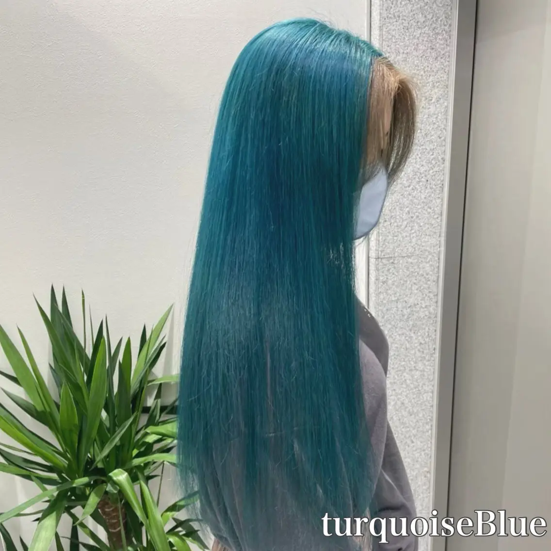 セミロング カラー ヘアアレンジ 🫧モテる💗ダメー ジレスハイトーン🫧のヘアスタイル