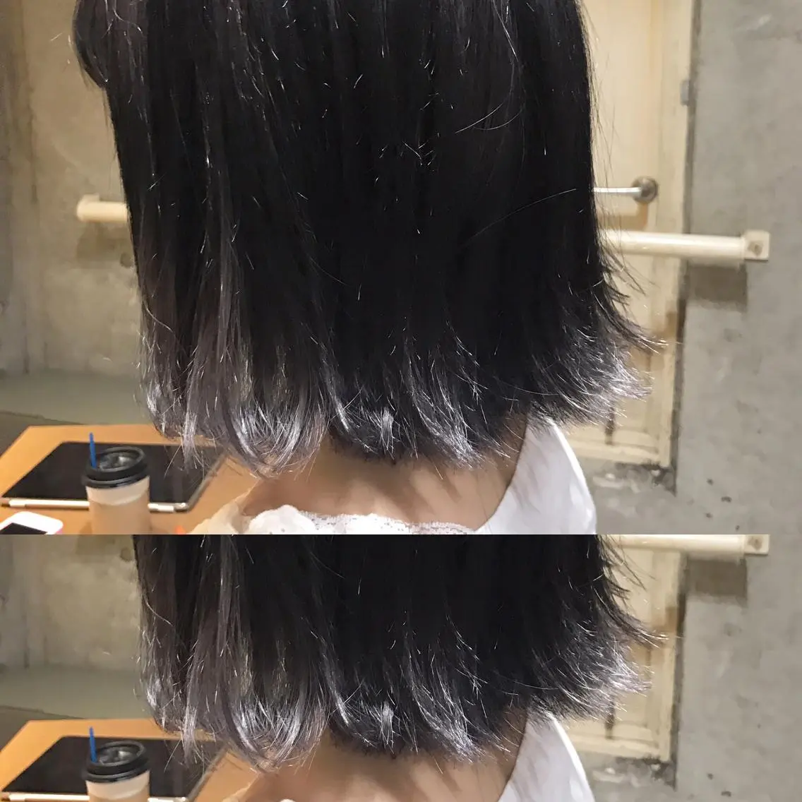 ショート カラー パーマ ヘアアレンジ メンズ キッズ ネイル マツエク・マツパ シルバー シルバー サロンドミルク 原宿のヘアスタイル