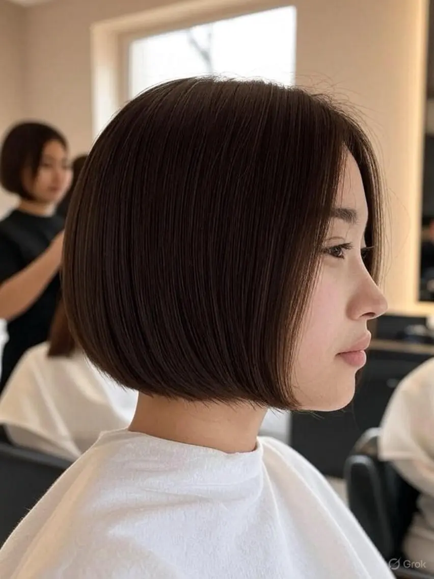 ミディアム repose日本橋 室町のヘアスタイル