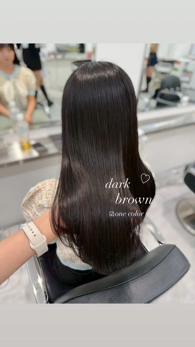 ロング ヘアカラー ParveMix🫧 宮﨑 梨里のヘアスタイル