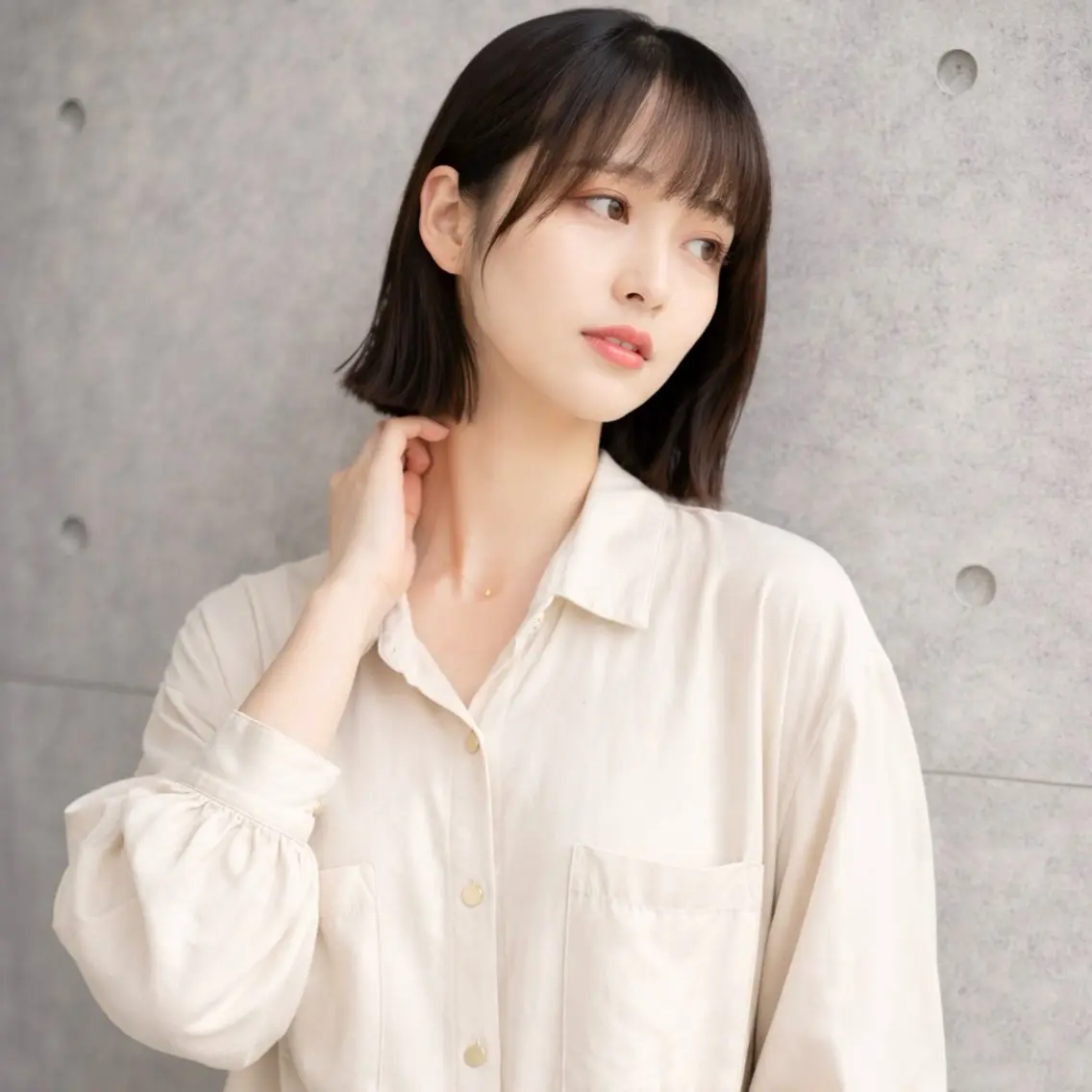 ショート カラー カット 一ノ瀬 暁のヘアスタイル