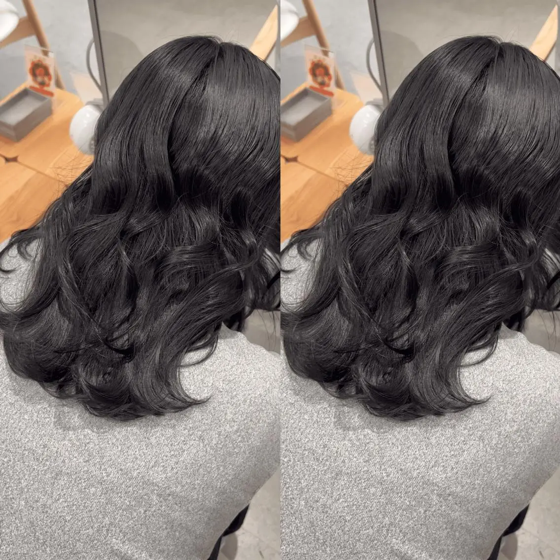 セミロング sara中谷 哲のヘアスタイル